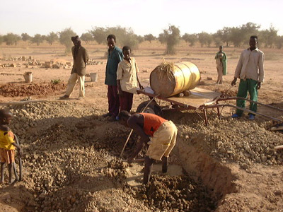 digging