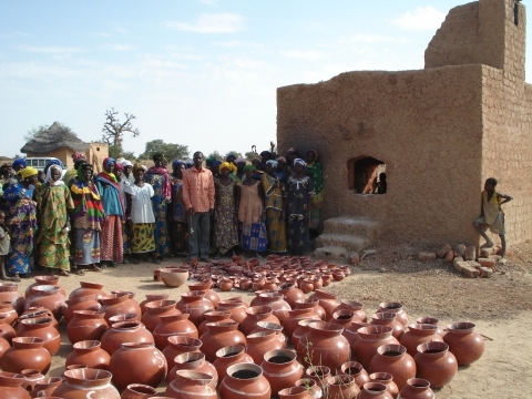 DWF Women potters with new kiln save energy and improve revenues